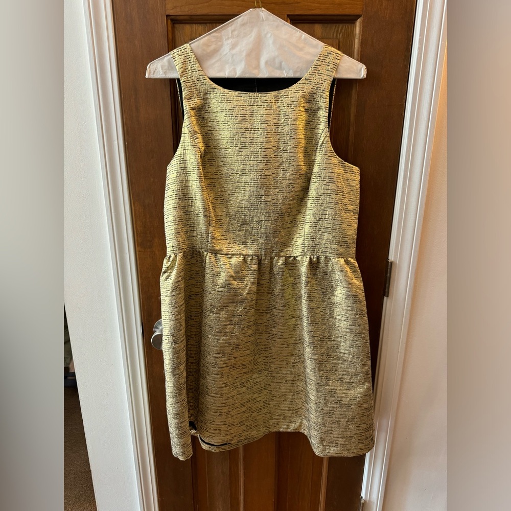 Gold formal dress